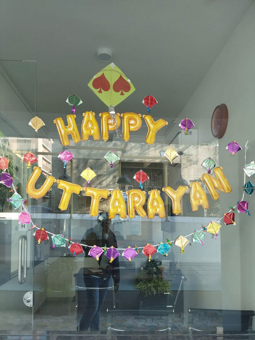 image with text happy uttarayan|FLH
