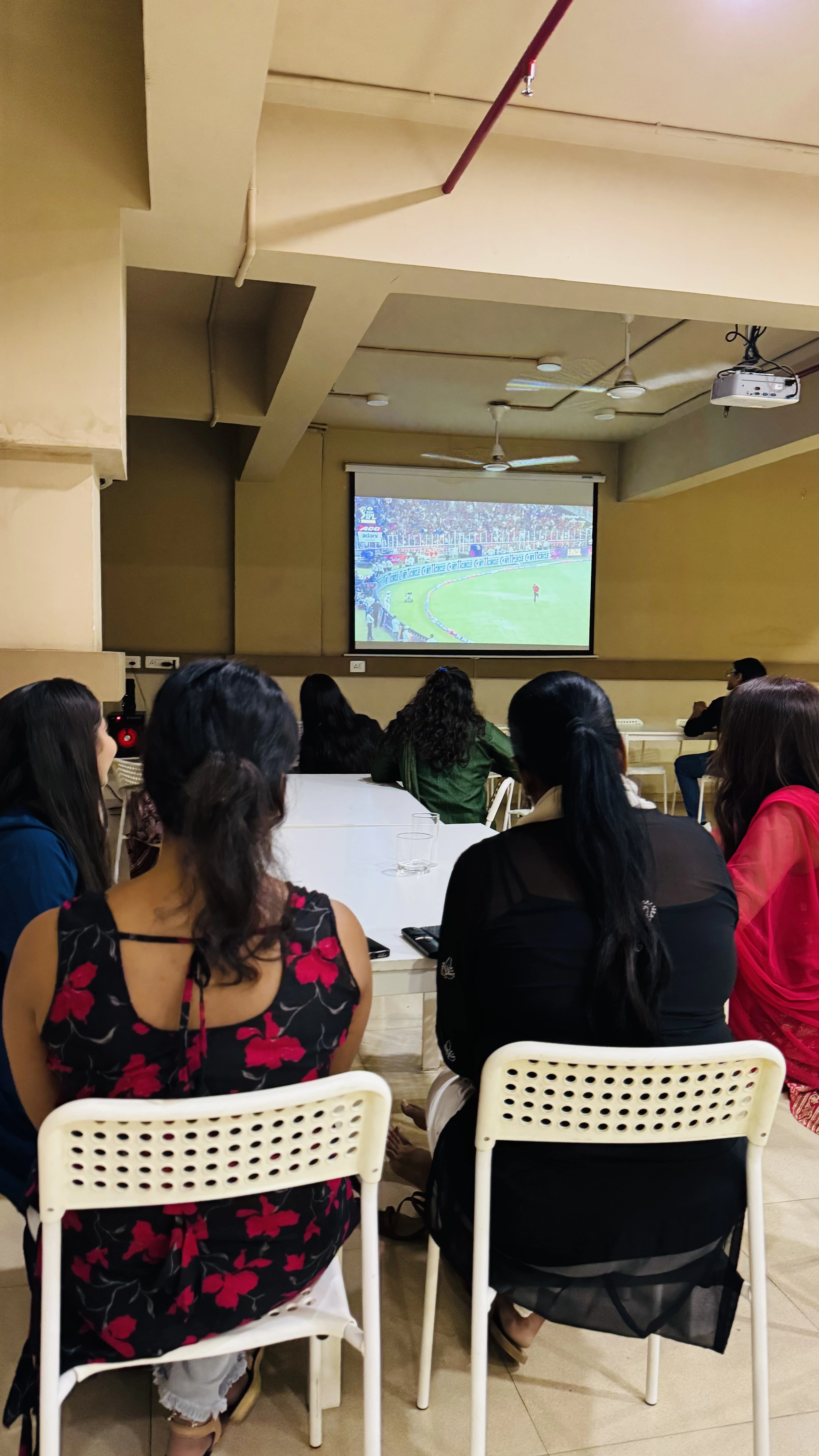 PG (watching cricket)